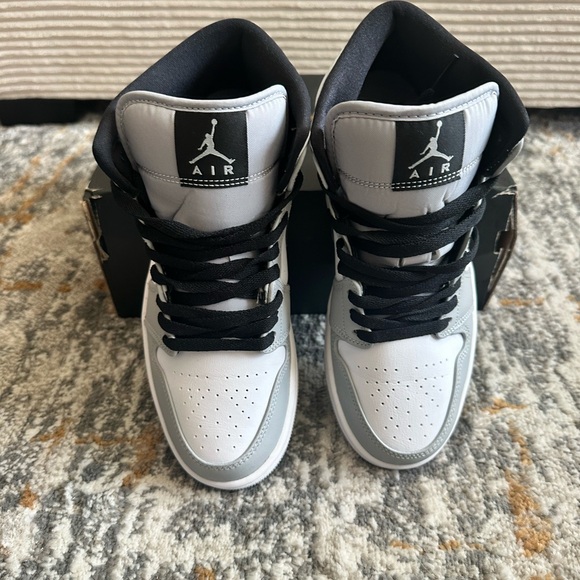 Jordan High-Top Sneakers - White and Grey - Picture 1 of 7